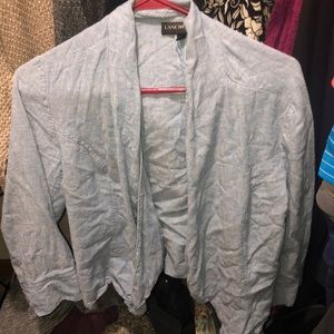 Lane Bryant denim blazer size 16